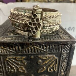 Antique Yemeni Intricate Silver Women's Bracelet
